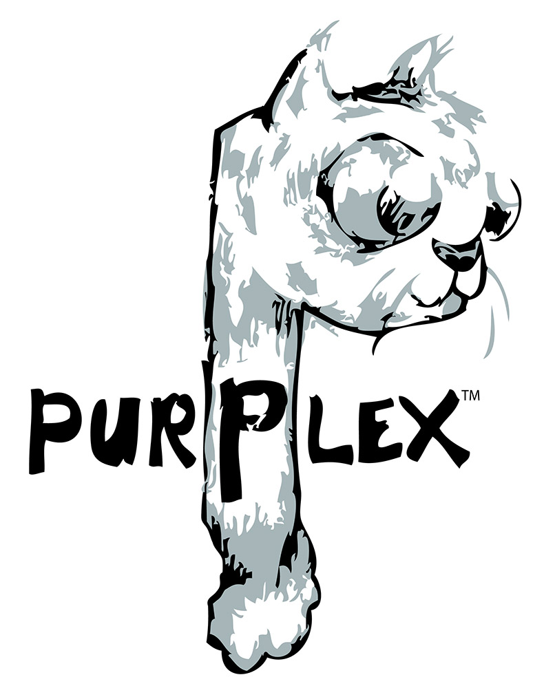 Purplex Stick-Head Cat